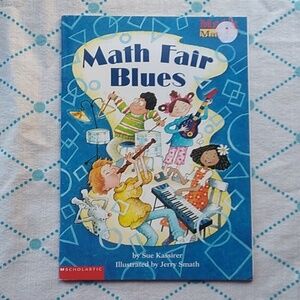 Math Fair Blues Level Reader Children's Picture Book Daycare Kindergarten Home